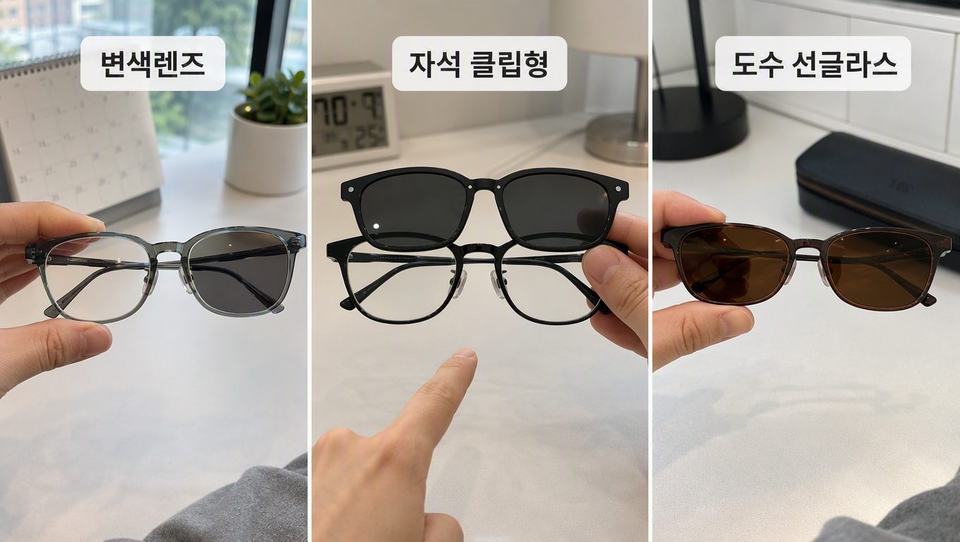 안경선글라스 겸용 제품 장단점 정리