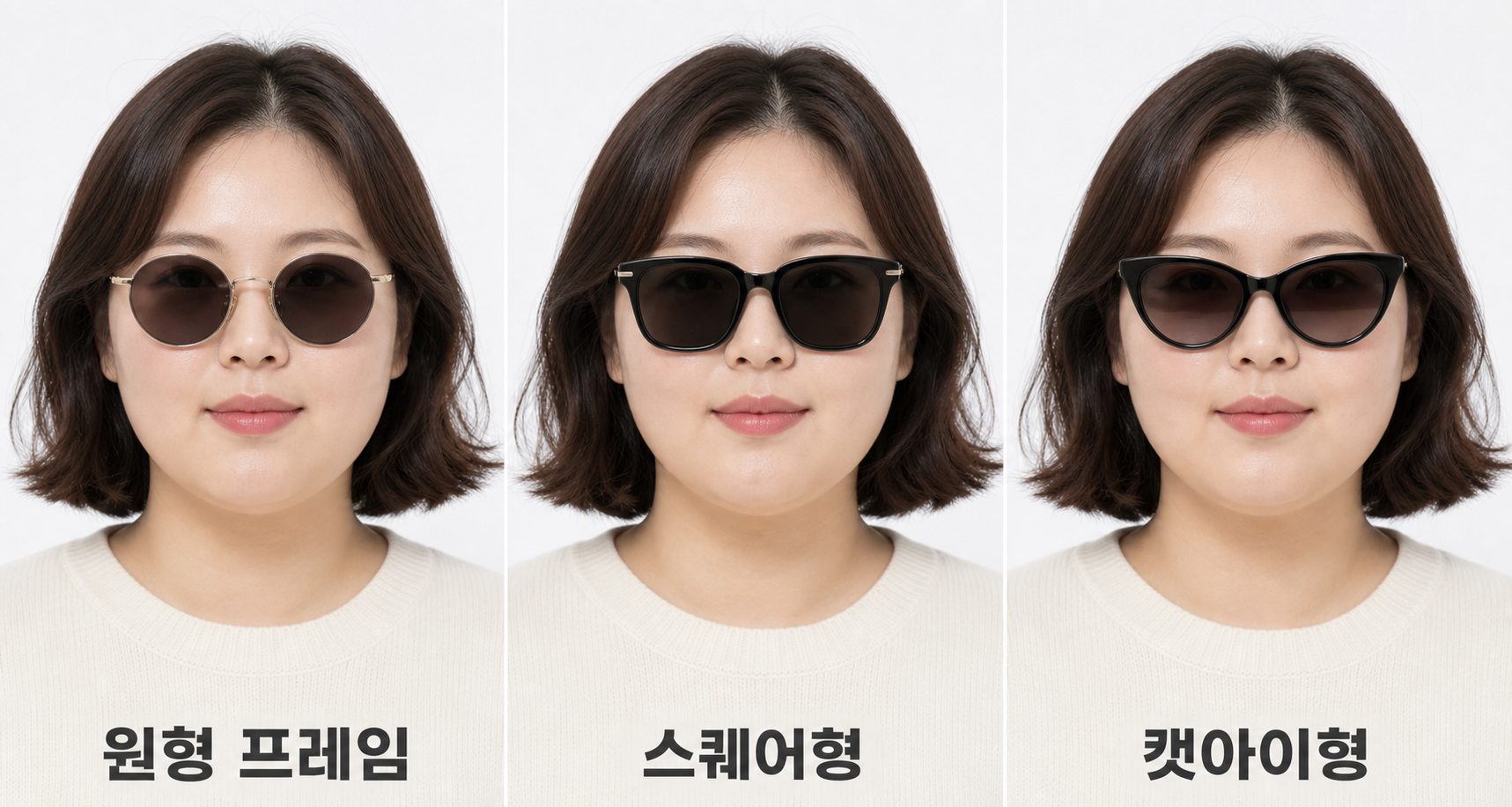 둥근선글라스 트렌드와 코디 방법