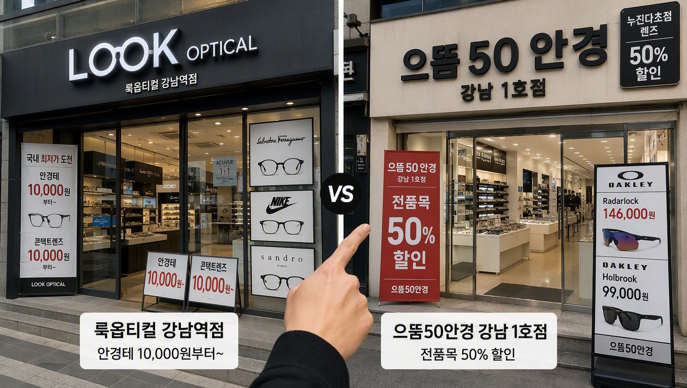 강남에 명품안경테 파는 곳 위치와 방문 정보