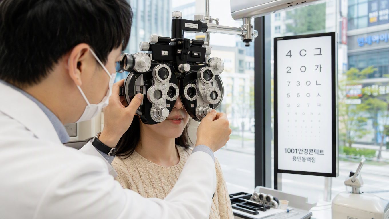 안경점 시력 검사 과정과 정확도, 동네 안경점 이유, 안경 관리법
