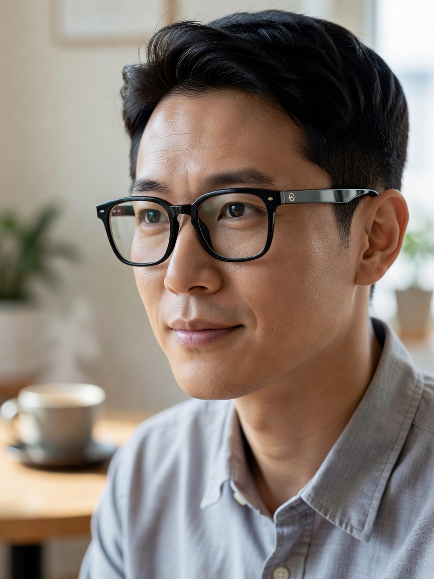 유명인 착용 안경브랜드의 프레임 디테일 확인
