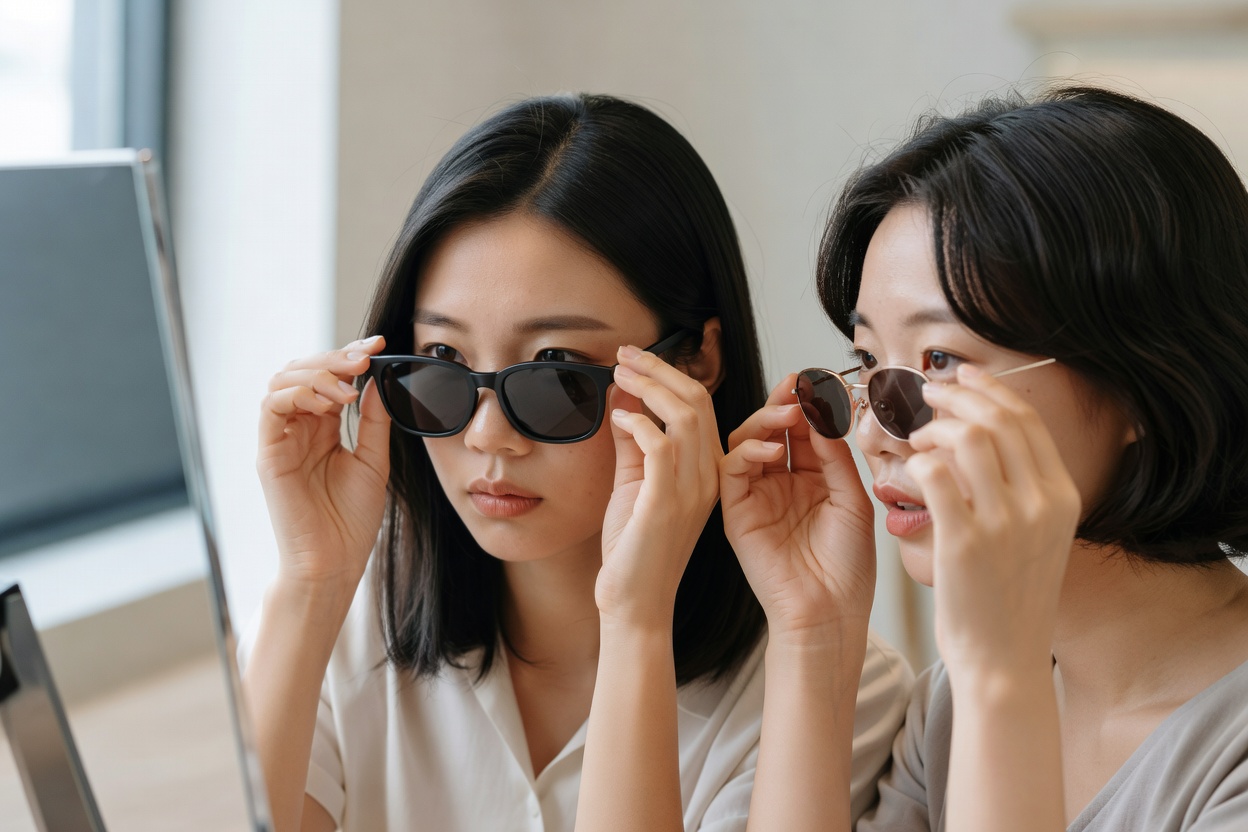 선글라스추천 시 얼굴형별 프레임 선택과 UV400, 착용감 확인