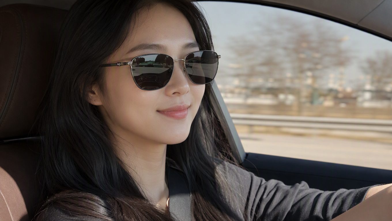선글라스추천 실제 착용 만족 환경과 작은 얼굴형 프레임 선택