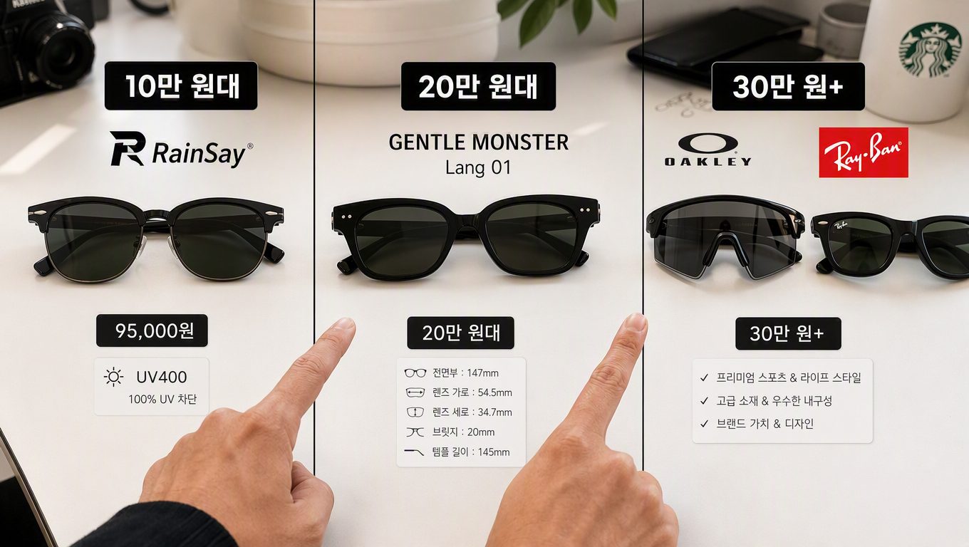남자선글라스 UV400 차단과 착용감 선택 기준