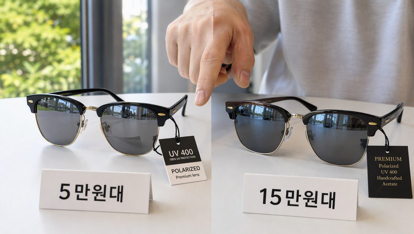 5만원대 미러선글라스 UV 기능과 구매 만족도