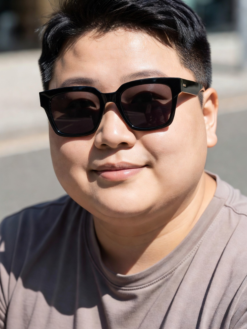 둥근 얼굴형에 어울리는 연예인선글라스 스퀘어 프레임